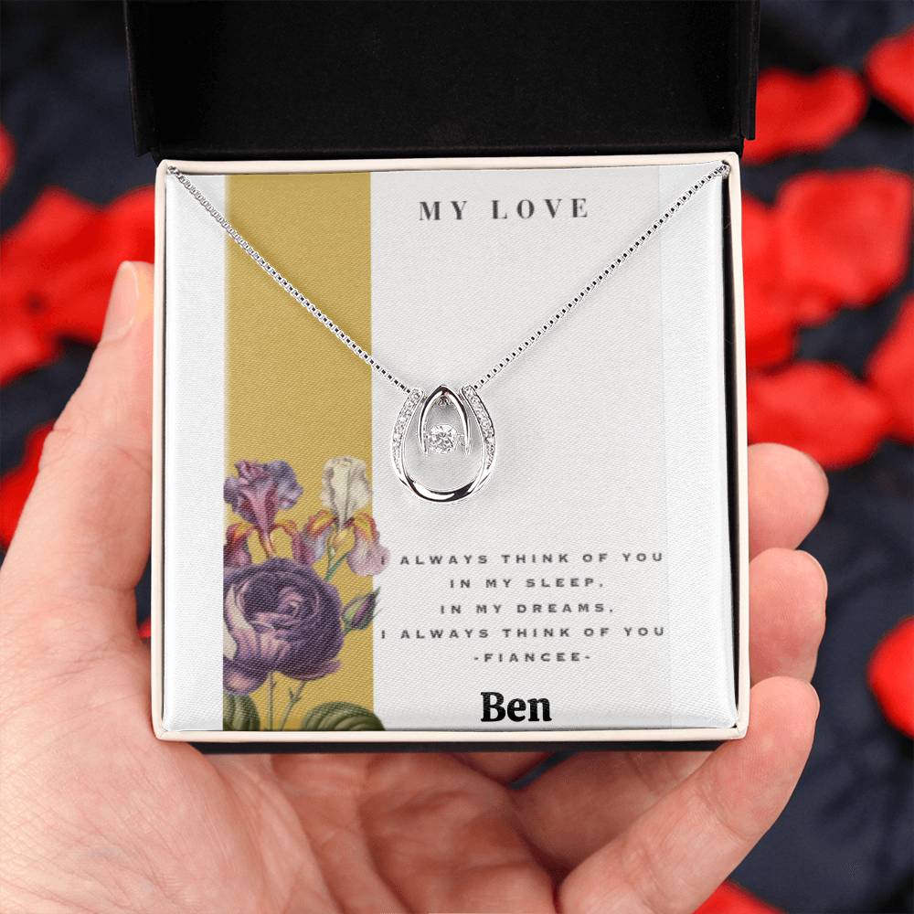 Lucky In Love — Dainty CZ Dancing Necklace
