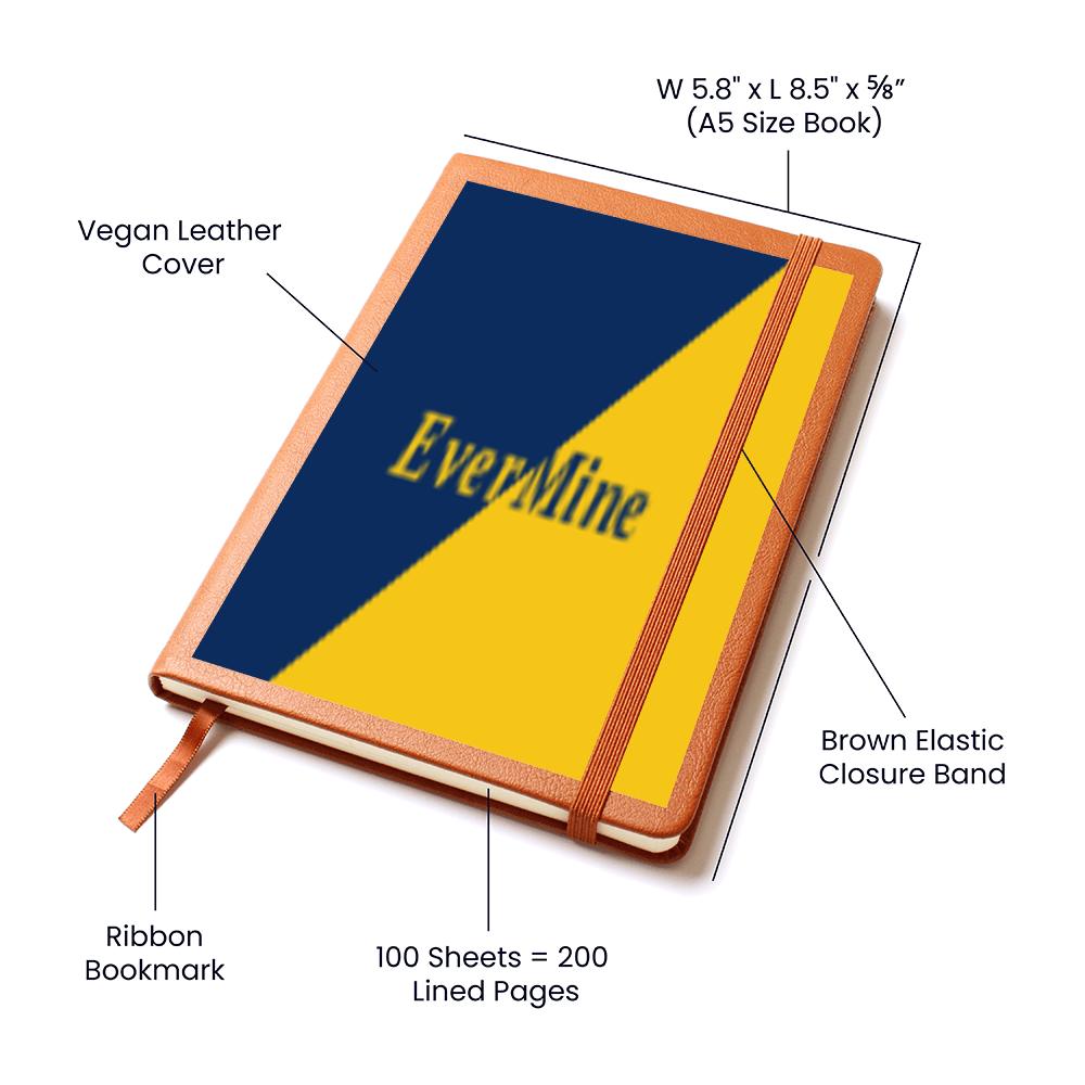 EverMine Vegan Leather Journal — For the Soul That Has More to Say Than Words Allow