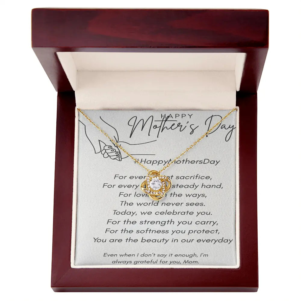 Unbreakable Bond Love Knot Necklace