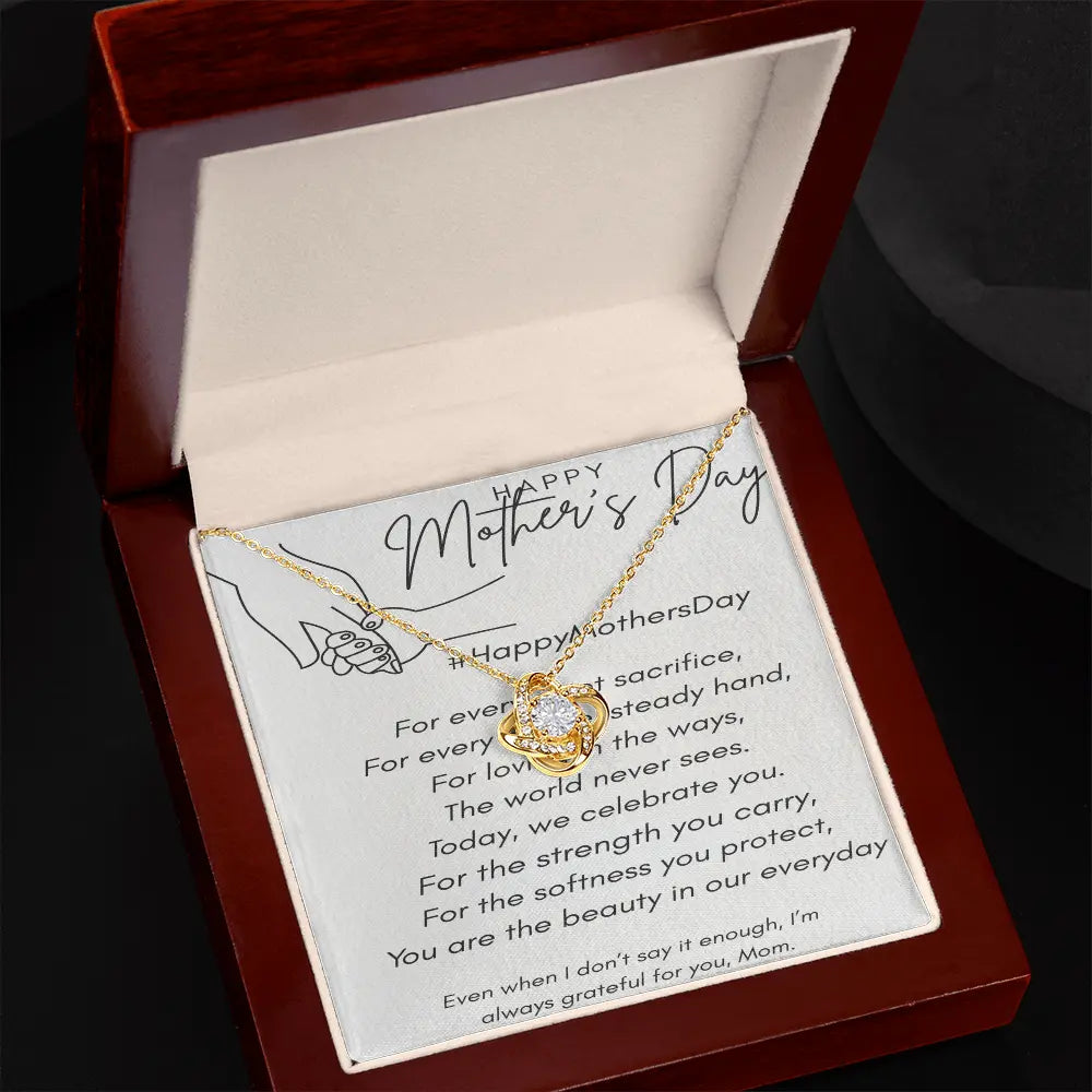 Unbreakable Bond Love Knot Necklace