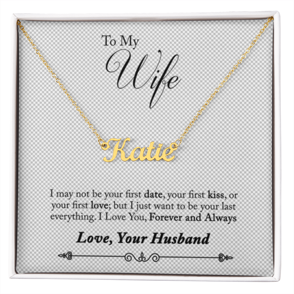 Personalized Name Necklace — Forever Love