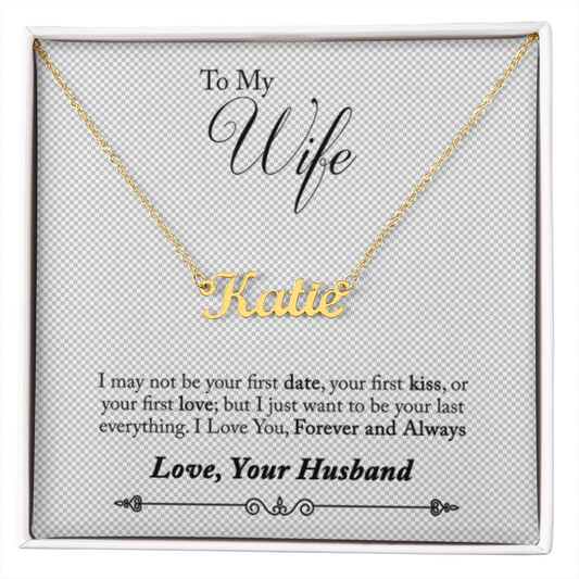 Personalized Name Necklace — Forever Love
