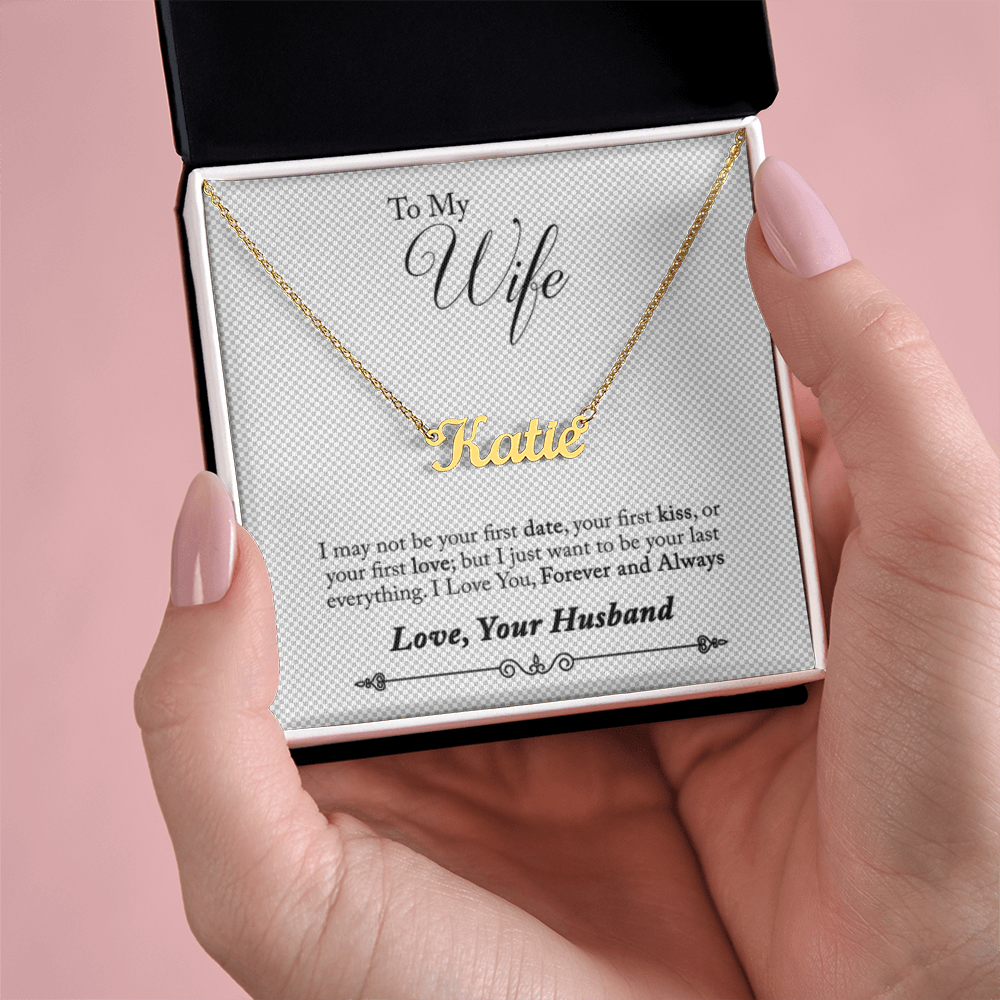 Personalized Name Necklace — Forever Love
