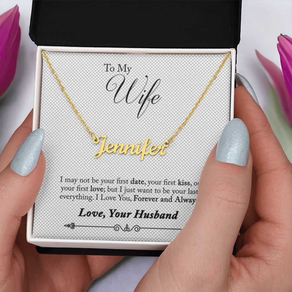 Personalized Name Necklace — Forever Love