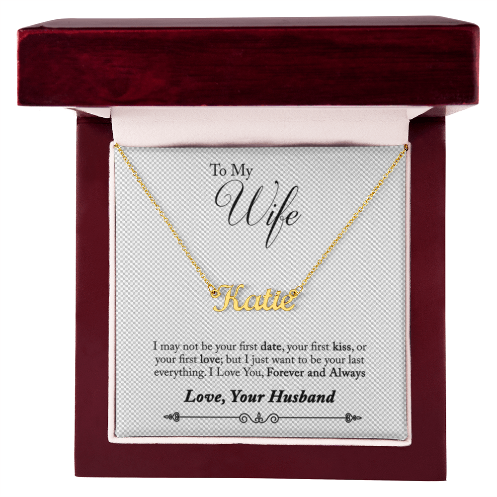 Personalized Name Necklace — Forever Love