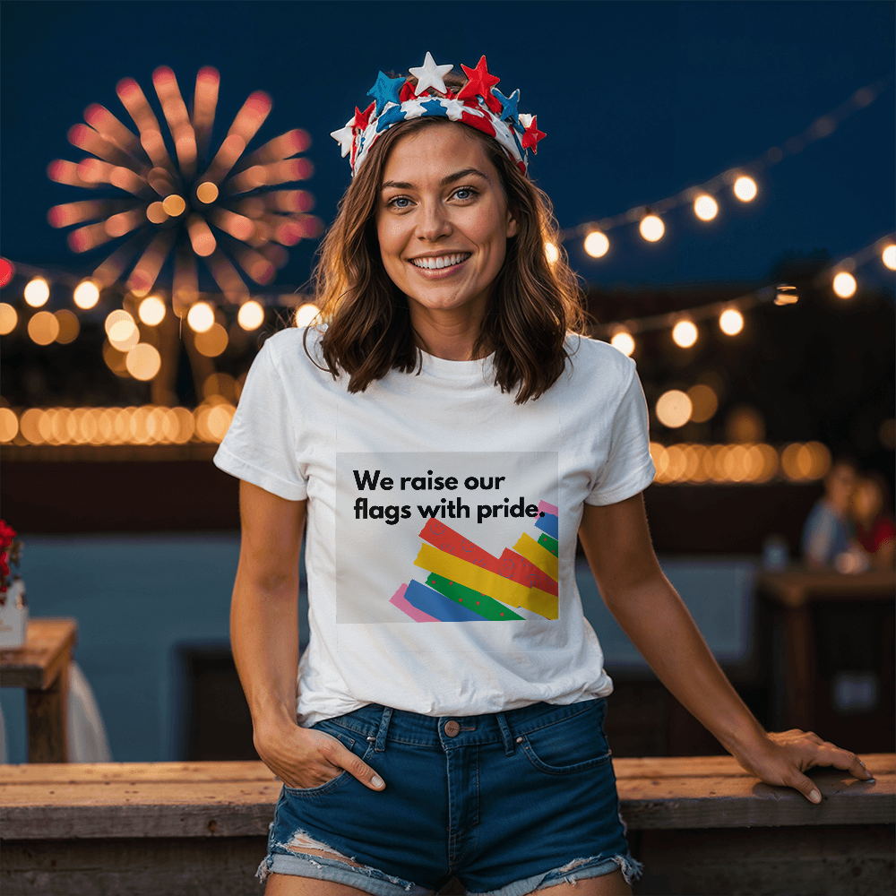 Flag with pride ShineOn Fulfillment