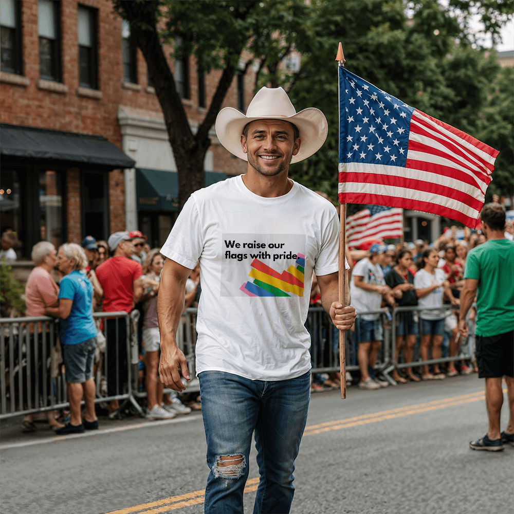 Flag with pride ShineOn Fulfillment