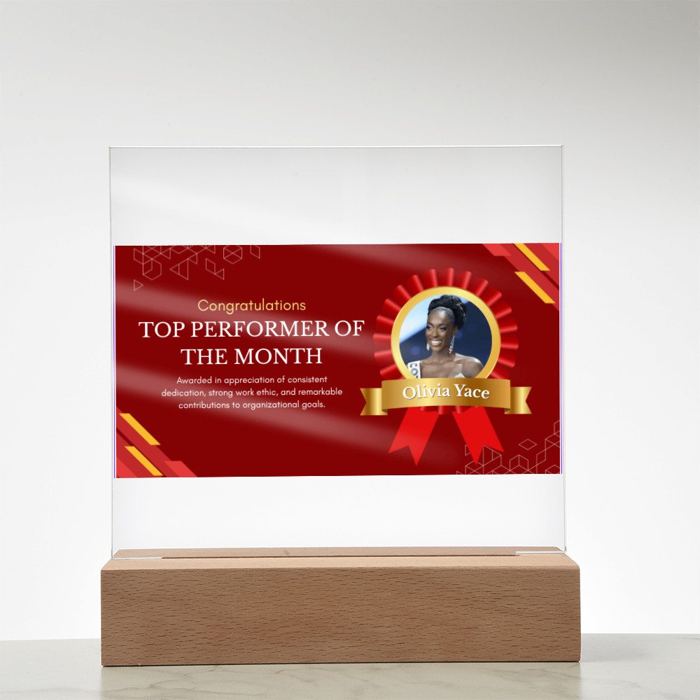 Modern crystal Arcylic Plaque ShineOn Fulfillment