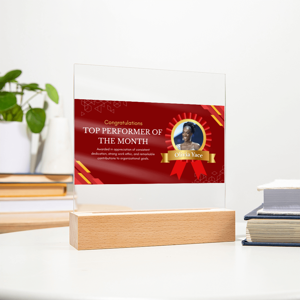 Modern crystal Arcylic Plaque ShineOn Fulfillment