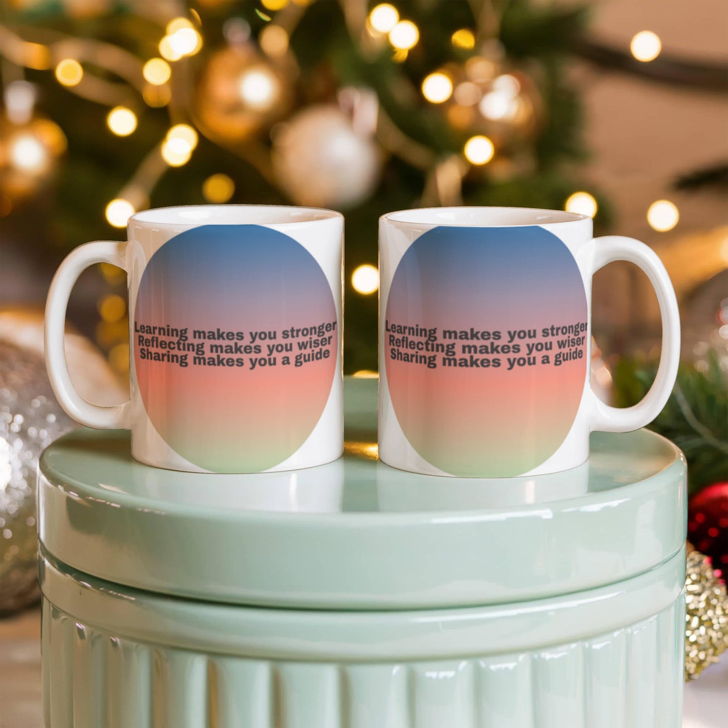 Morning Mantra Ceramic Mug — Start Every Day With Intention