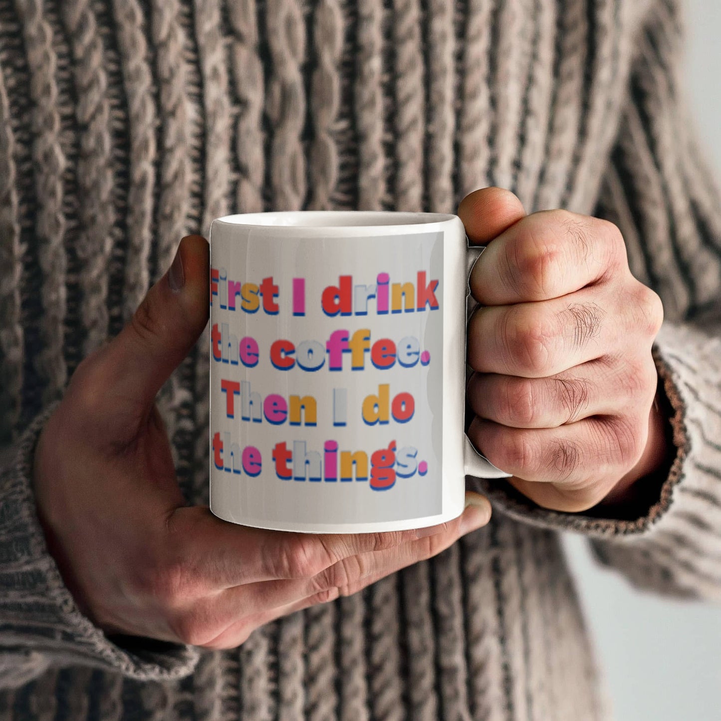 Elevate Your Morning — Inspirational Ceramic Mug for Daily Rituals