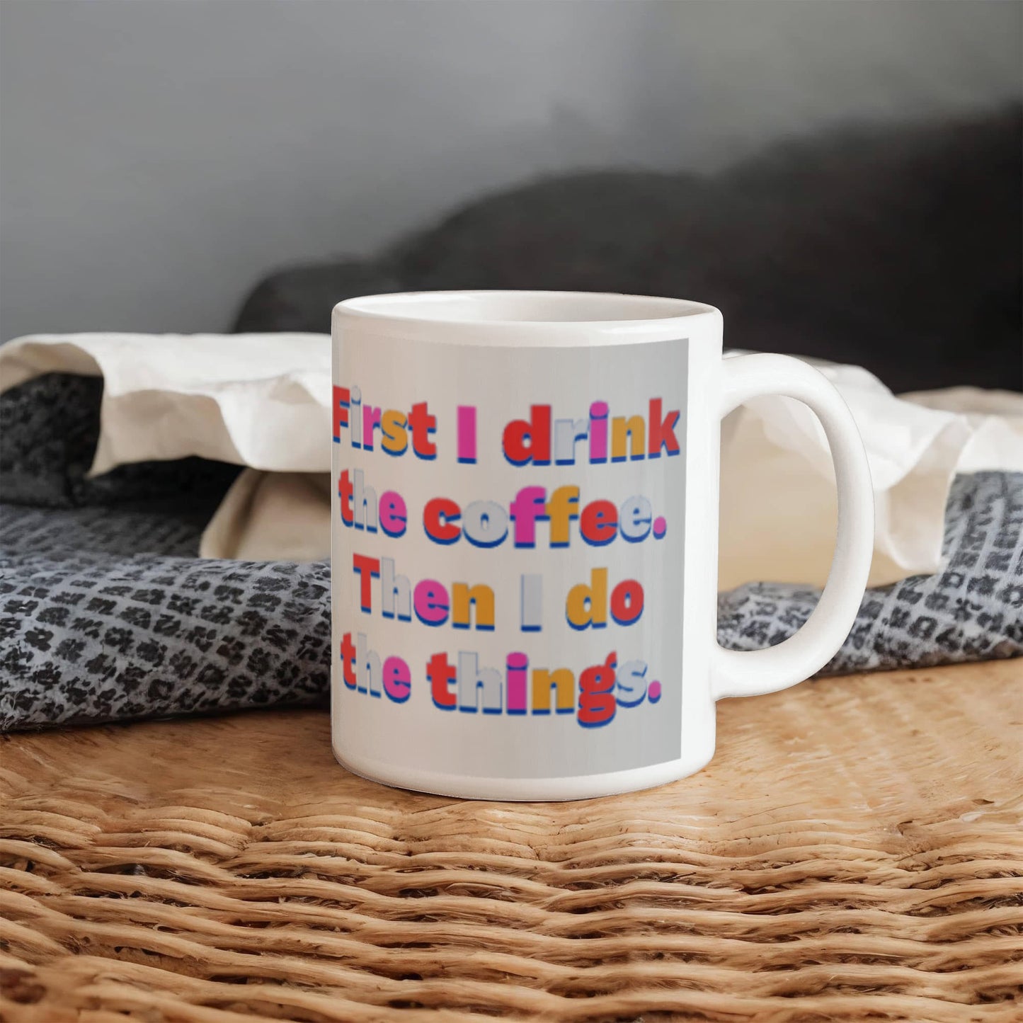Elevate Your Morning — Inspirational Ceramic Mug for Daily Rituals