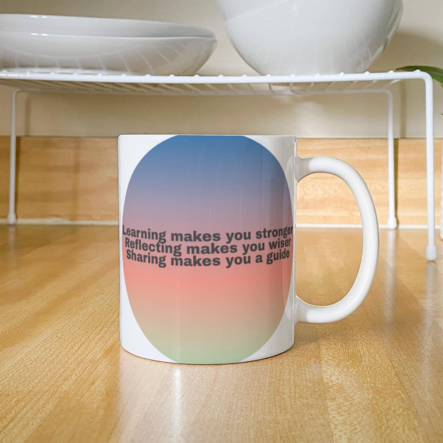 Morning Mantra Ceramic Mug — Start Every Day With Intention