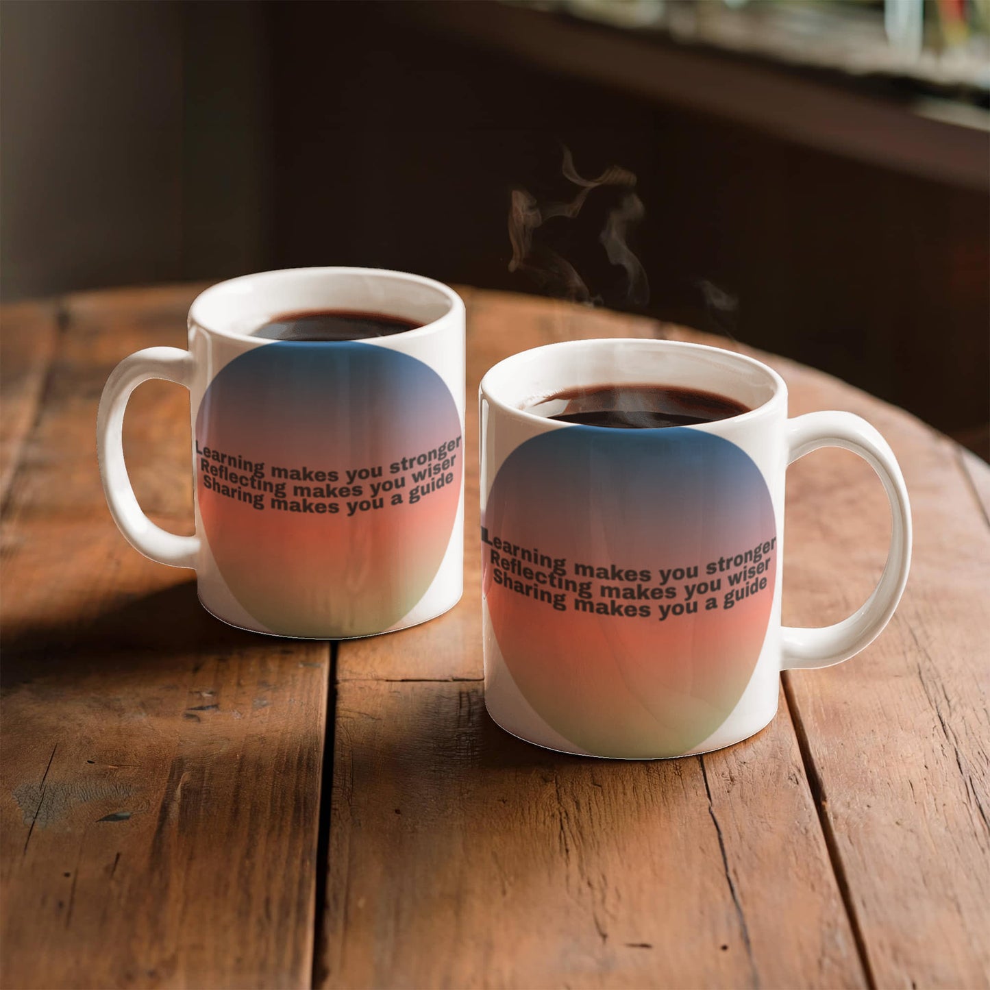 Morning Mantra Ceramic Mug — Start Every Day With Intention