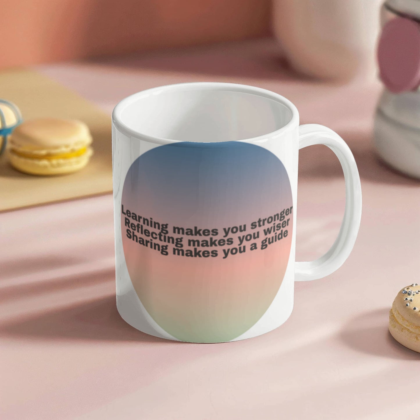 Morning Mantra Ceramic Mug — Start Every Day With Intention