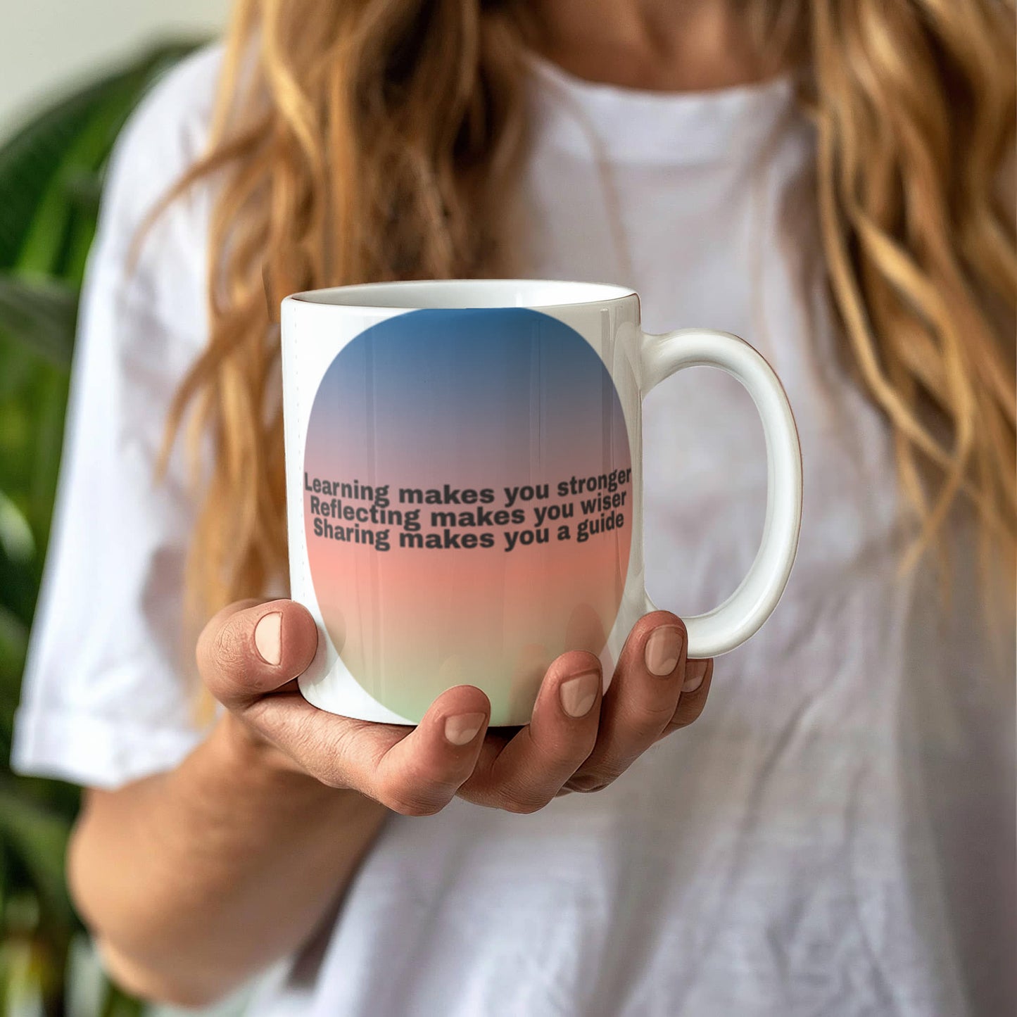 Morning Mantra Ceramic Mug — Start Every Day With Intention