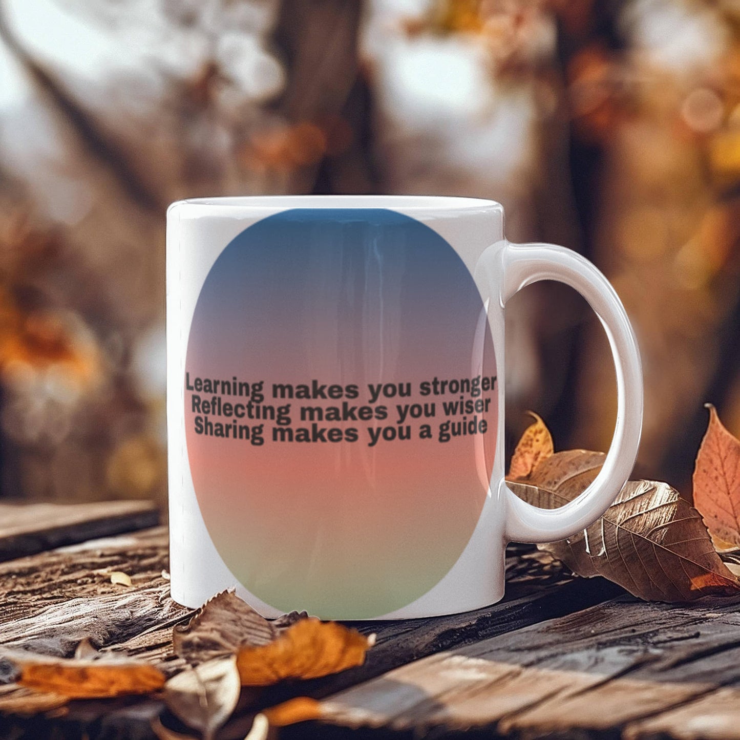 Morning Mantra Ceramic Mug — Start Every Day With Intention