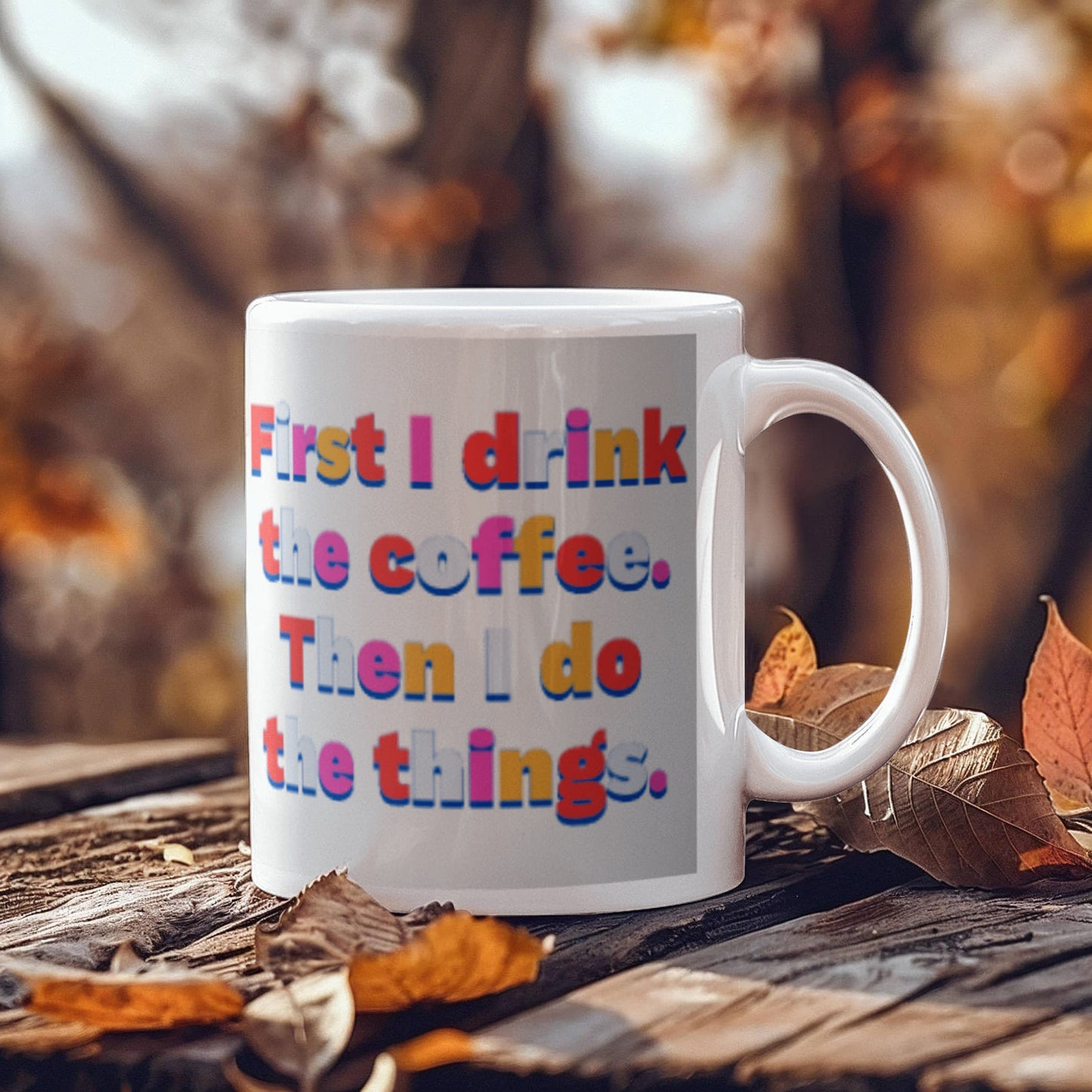 Elevate Your Morning — Inspirational Ceramic Mug for Daily Rituals