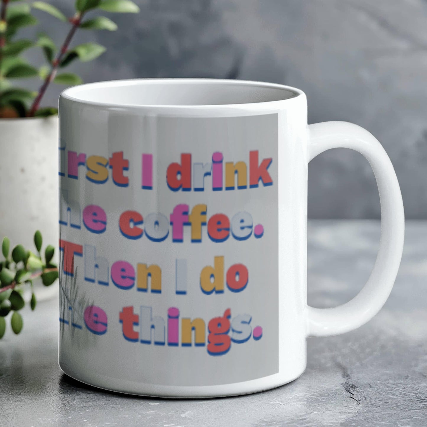 Elevate Your Morning — Inspirational Ceramic Mug for Daily Rituals