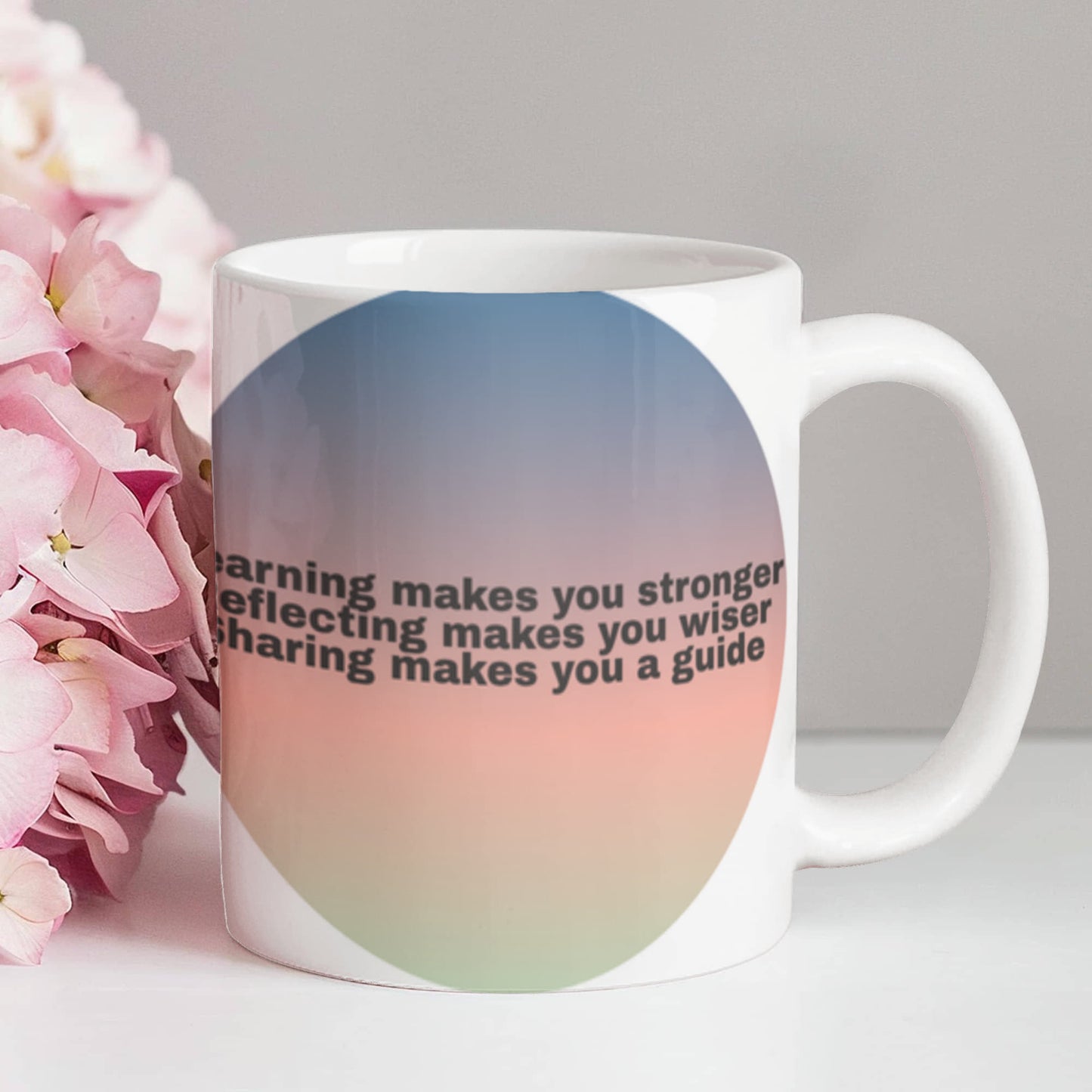 Morning Mantra Ceramic Mug — Start Every Day With Intention