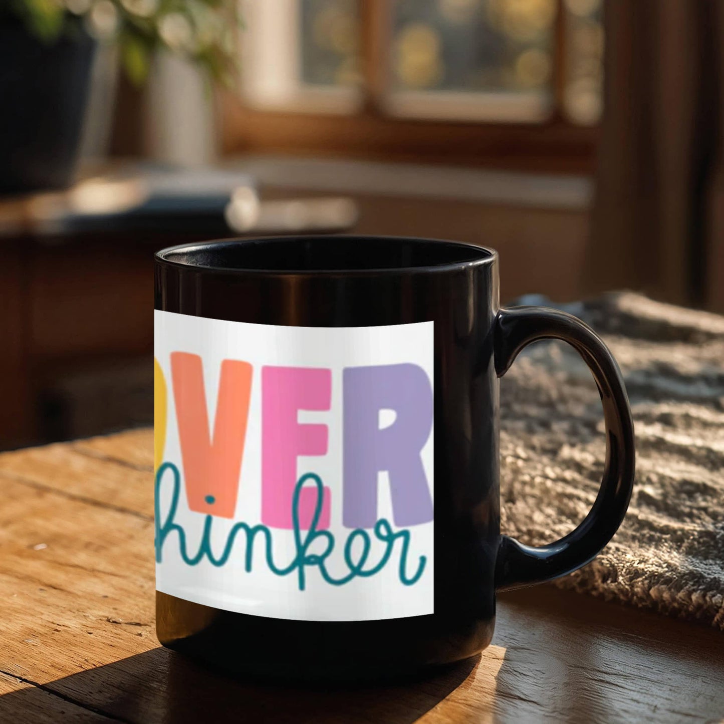 The Overthinker Ceramic Mug — For the Mind That Never Quite Switches Off