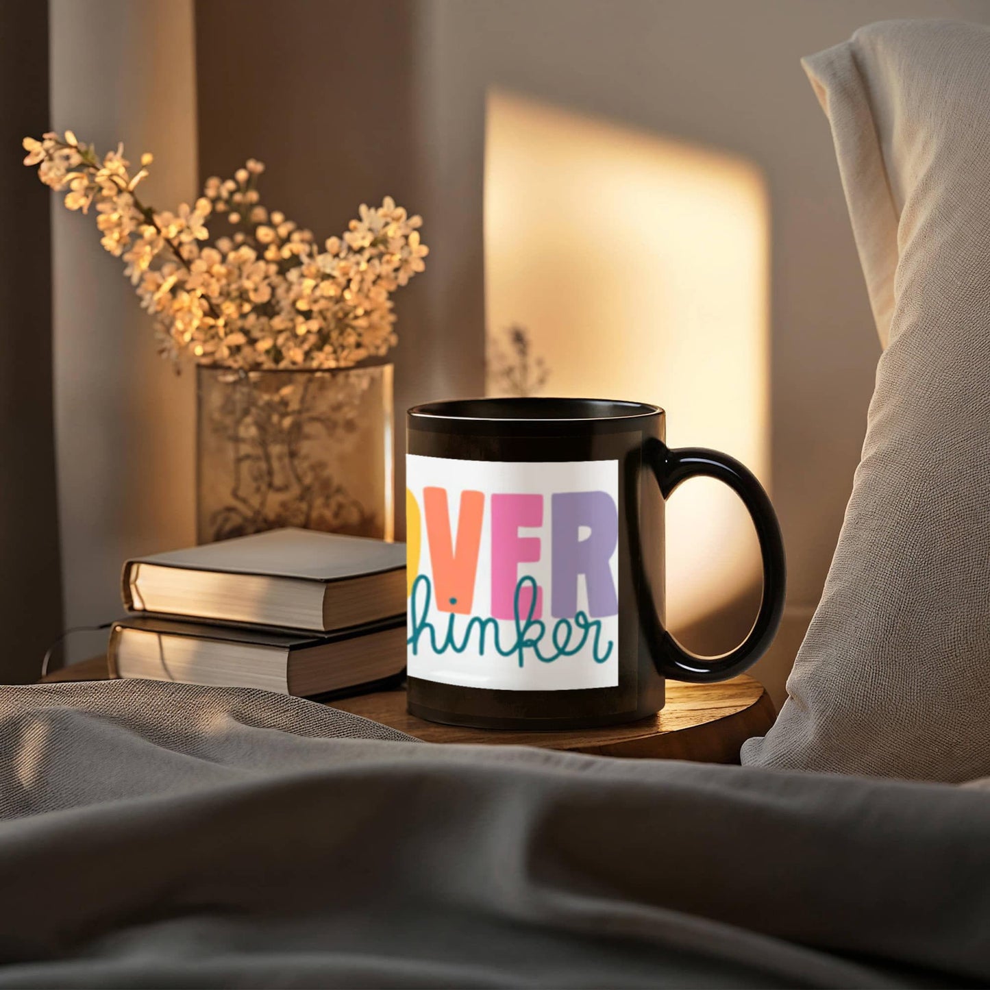 The Overthinker Ceramic Mug — For the Mind That Never Quite Switches Off