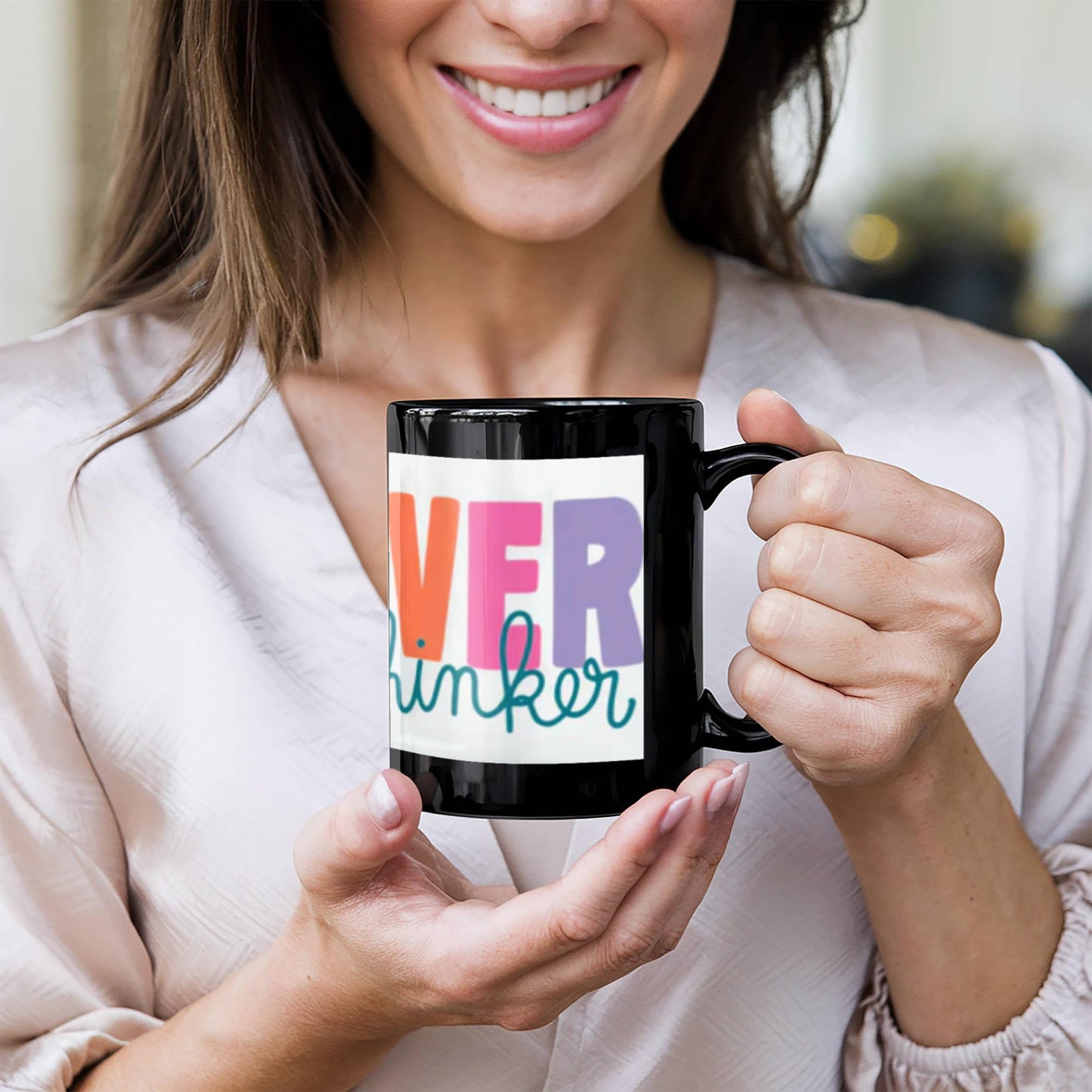The Overthinker Ceramic Mug — For the Mind That Never Quite Switches Off