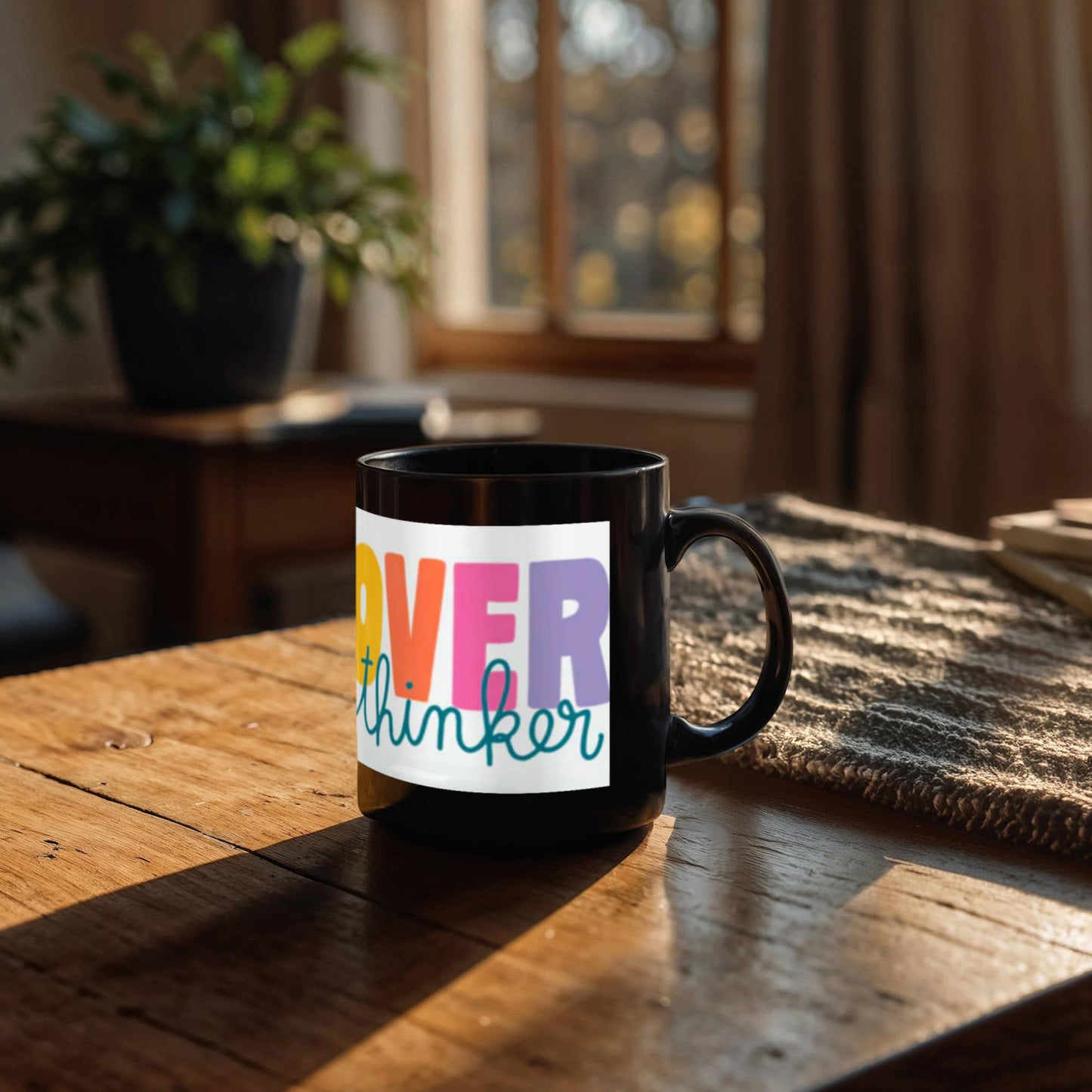 The Overthinker Ceramic Mug — For the Mind That Never Quite Switches Off