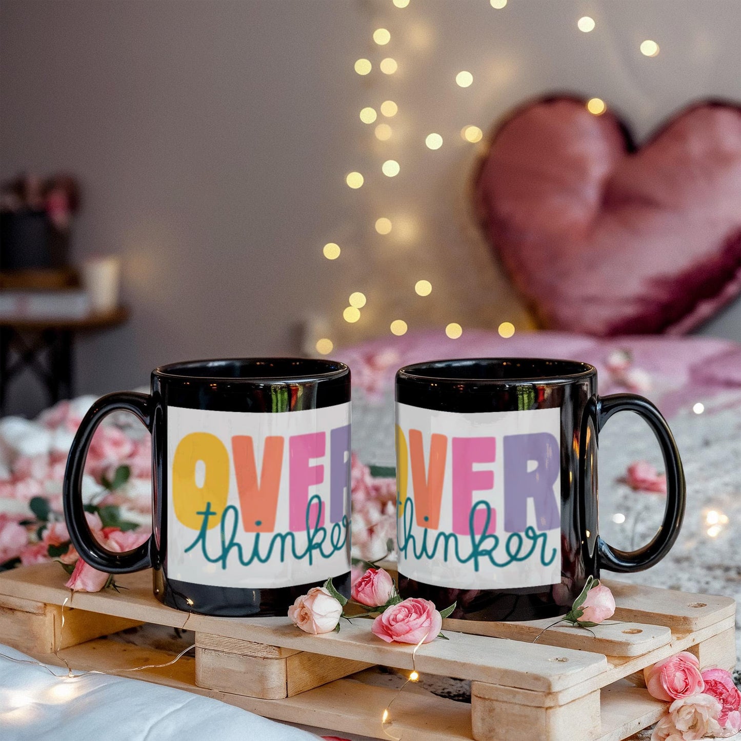 The Overthinker Ceramic Mug — For the Mind That Never Quite Switches Off