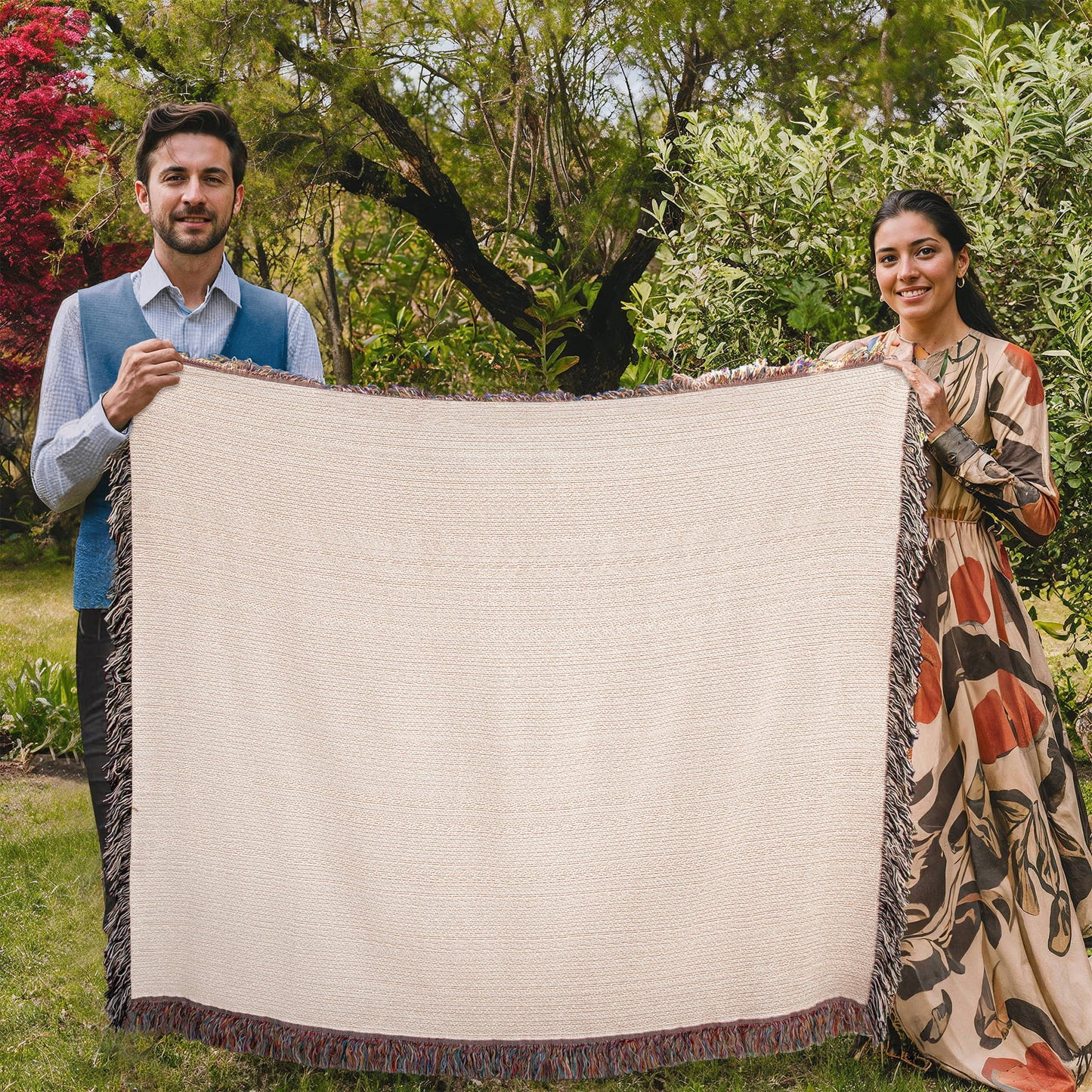 "Always, With Love" — Woven Blanket for the Love That Never Needs a Reason