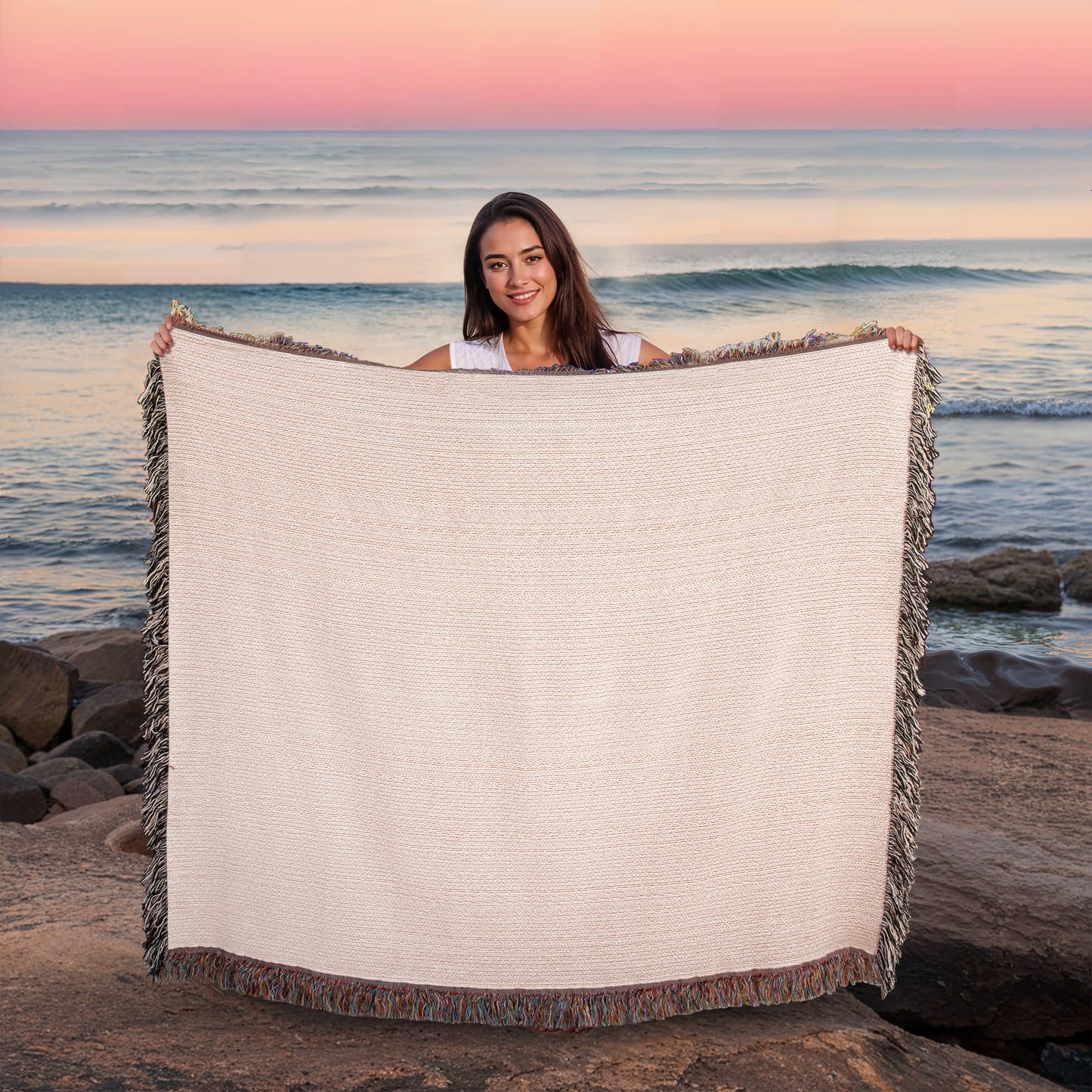 "Always, With Love" — Woven Blanket for the Love That Never Needs a Reason