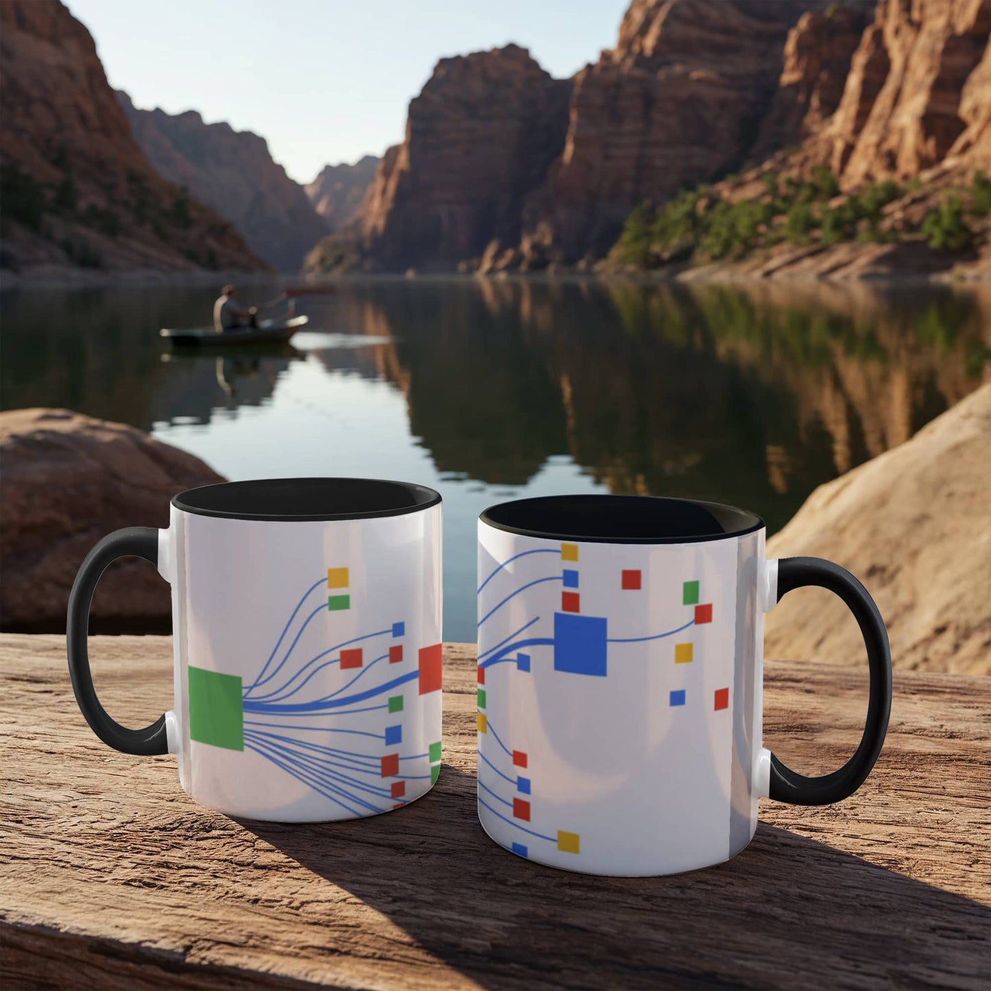 Personalized Color Accent Mug — Your Message, Your Colours, Your Morning