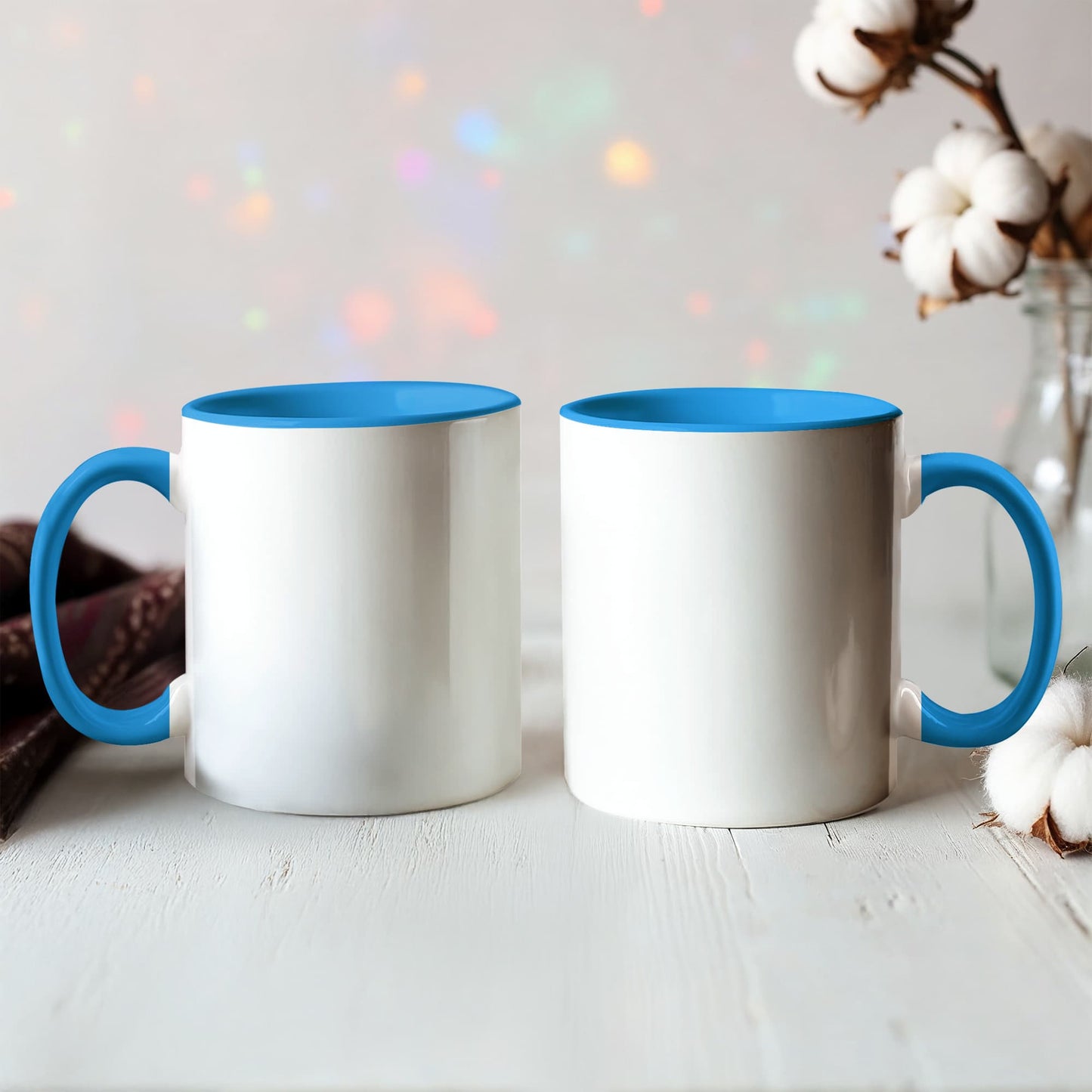 Personalized Color Accent Mug — Your Message, Your Colours, Your Morning
