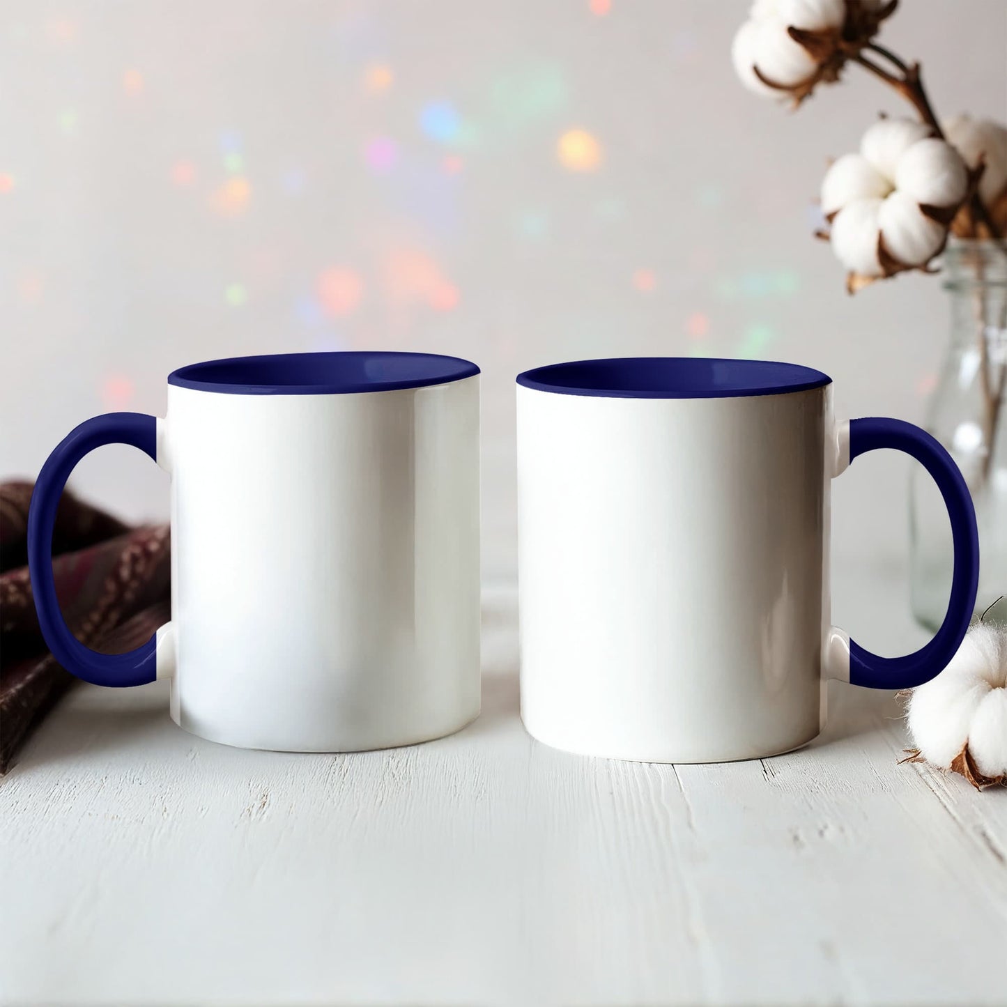 Personalized Color Accent Mug — Your Message, Your Colours, Your Morning