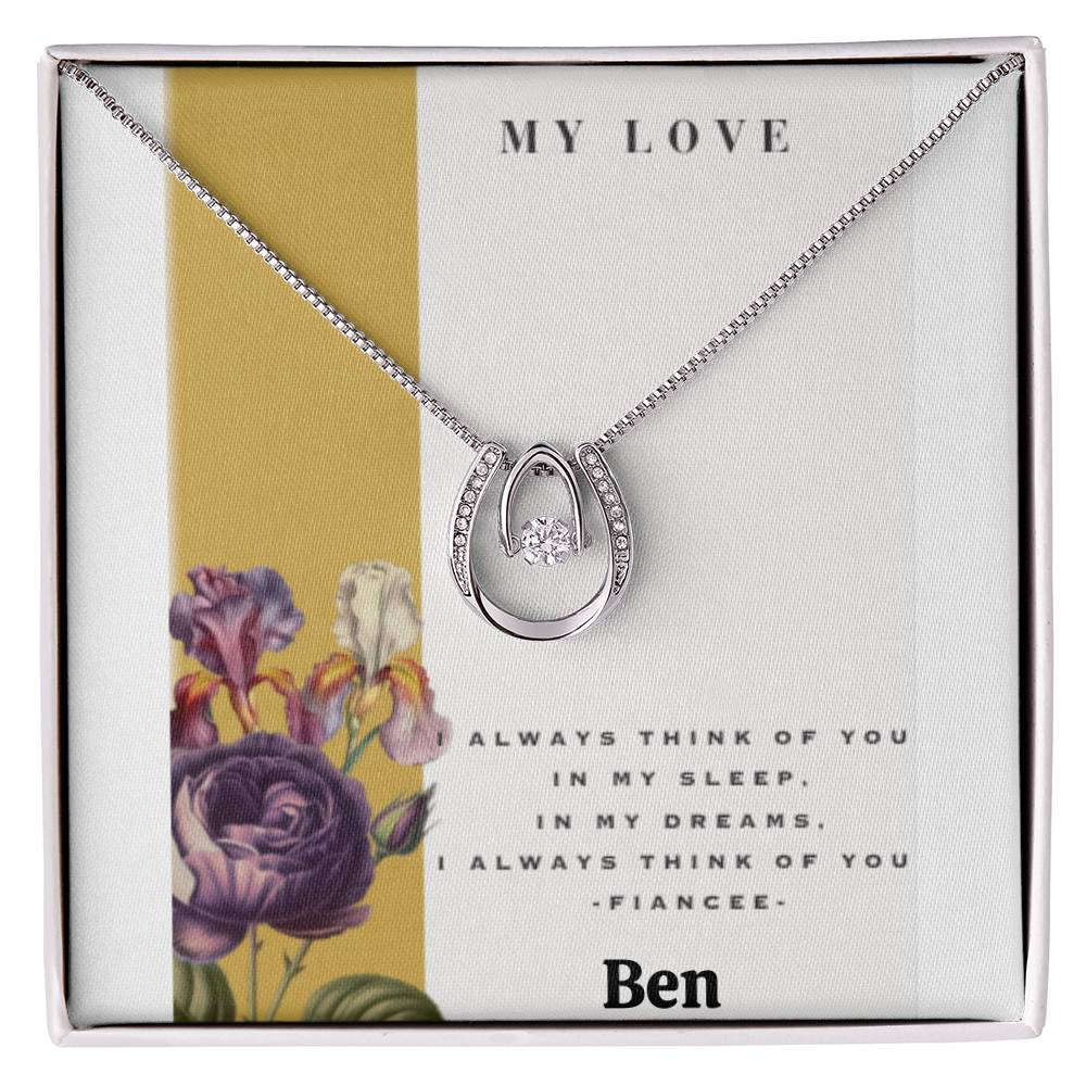 Lucky In Love — Dainty CZ Dancing Necklace