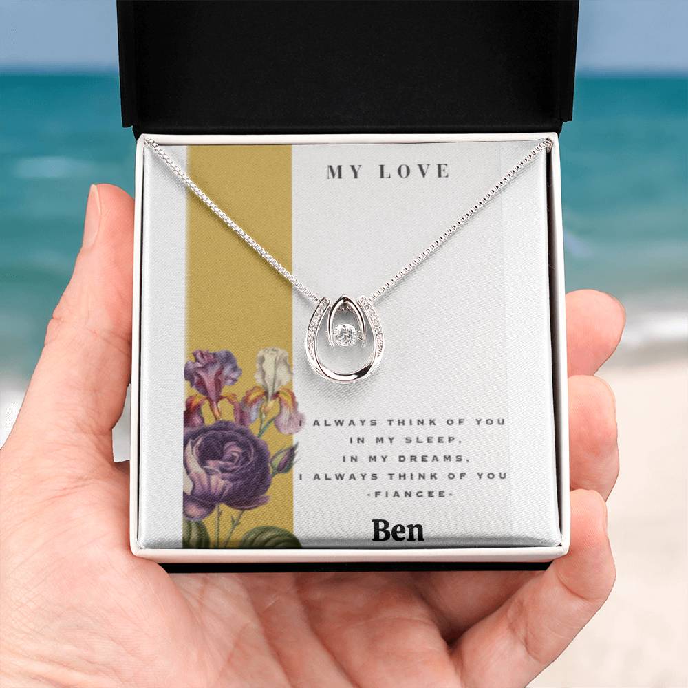 Lucky In Love — Dainty CZ Dancing Necklace